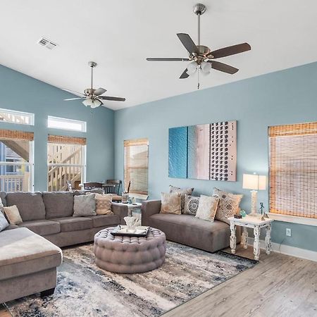New 5 Bdrm W/Pool, Observation Deck Walk To Beach! Port Aransas Luaran gambar