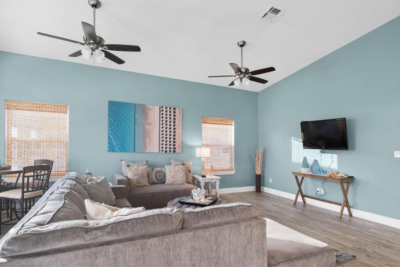 New 5 Bdrm W/Pool, Observation Deck Walk To Beach! Port Aransas Luaran gambar
