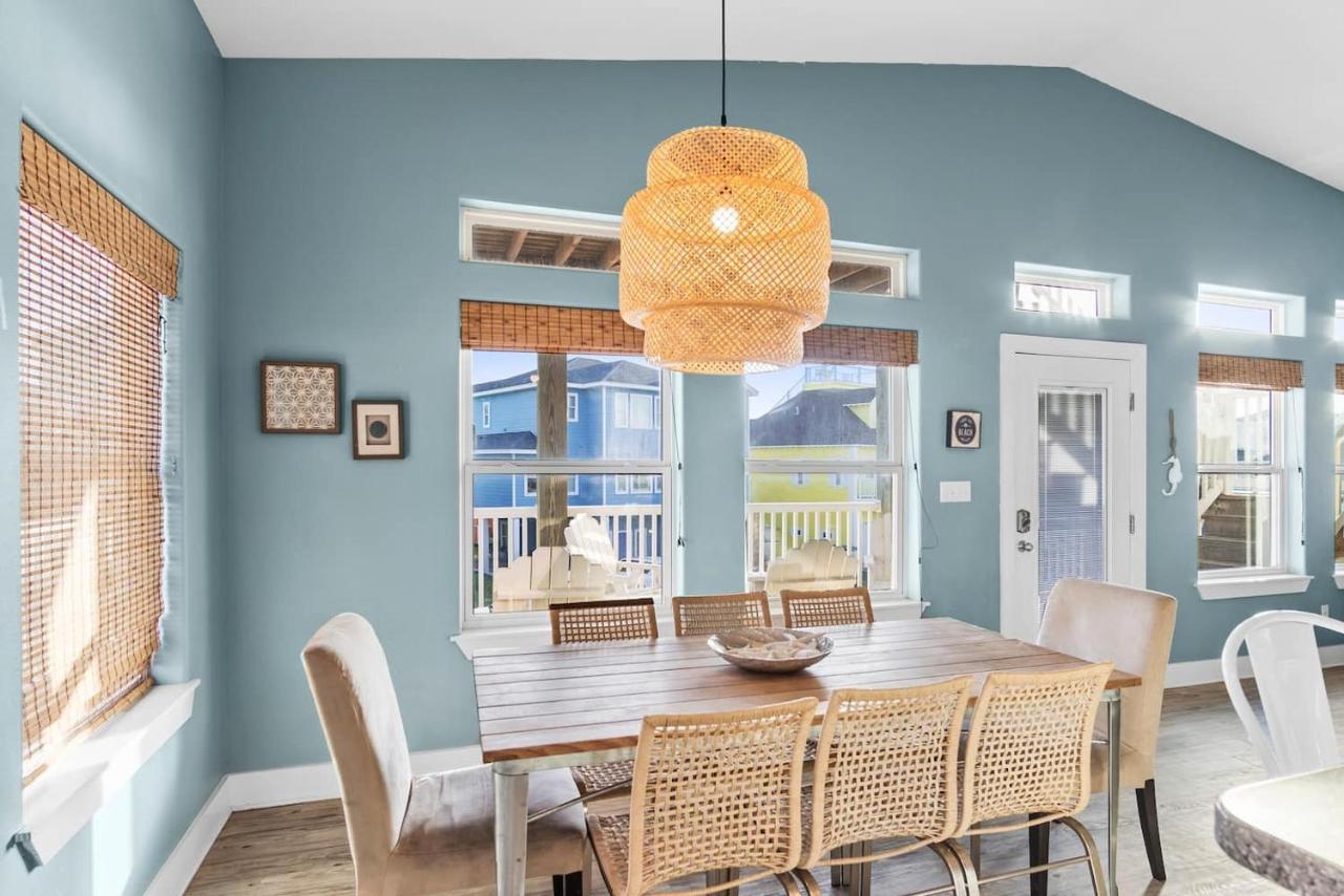 New 5 Bdrm W/Pool, Observation Deck Walk To Beach! Port Aransas Luaran gambar