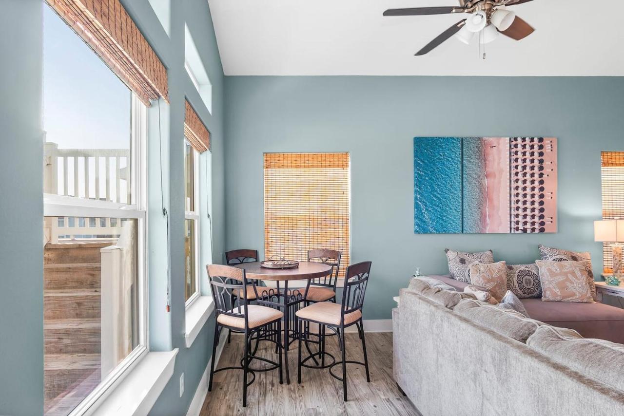 New 5 Bdrm W/Pool, Observation Deck Walk To Beach! Port Aransas Luaran gambar