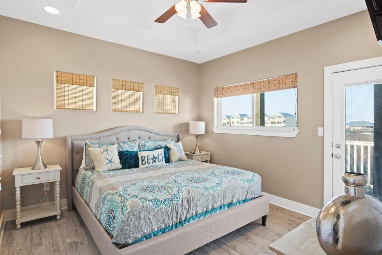 New 5 Bdrm W/Pool, Observation Deck Walk To Beach! Port Aransas Luaran gambar