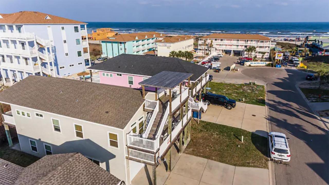 New 5 Bdrm W/Pool, Observation Deck Walk To Beach! Port Aransas Luaran gambar