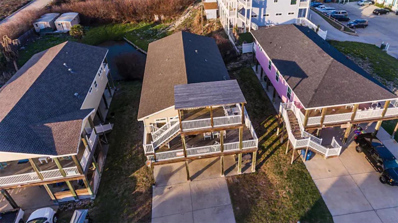New 5 Bdrm W/Pool, Observation Deck Walk To Beach! Port Aransas Luaran gambar
