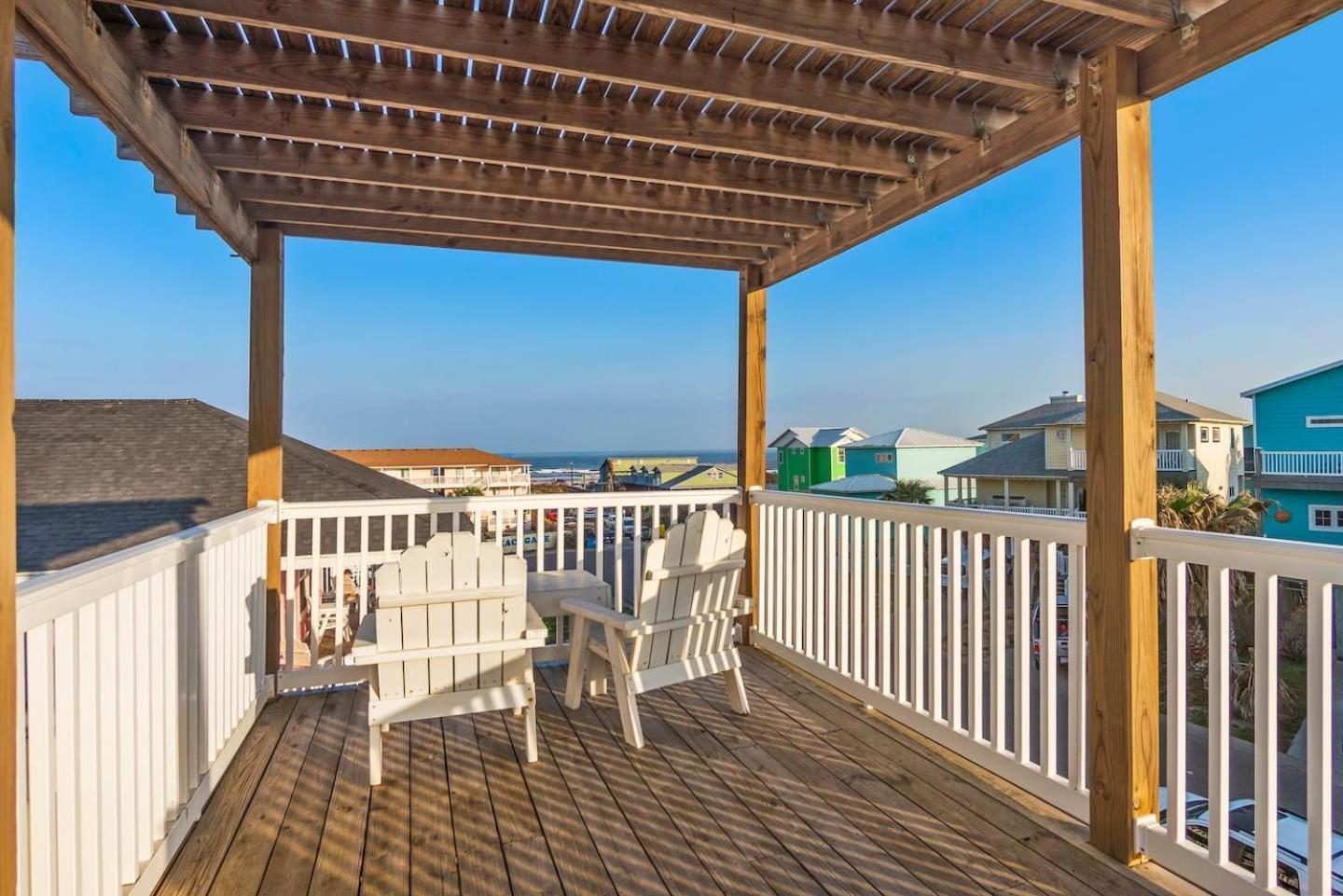 New 5 Bdrm W/Pool, Observation Deck Walk To Beach! Port Aransas Luaran gambar